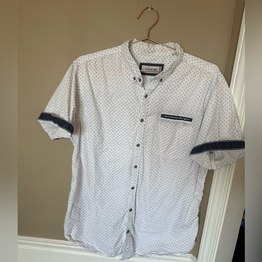 Depart West button down